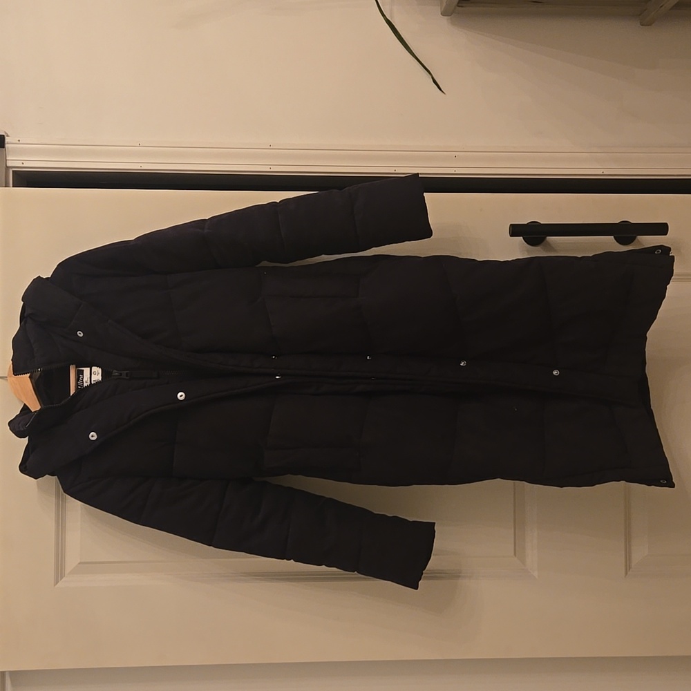 Abercrombie & Fitch Women's Black Ultra Long Puffer Coat